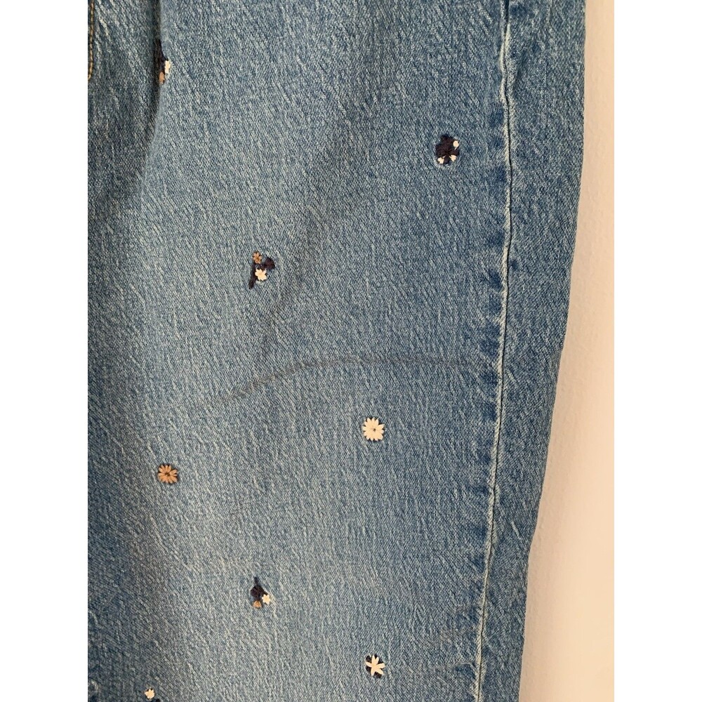 NWT Universal Thread High Waist Vintage Straight Floral Jeans- Size 10 Short - Picture 4 of 13